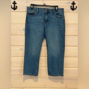 Nine West Women's Medium Blue Capri Jeans